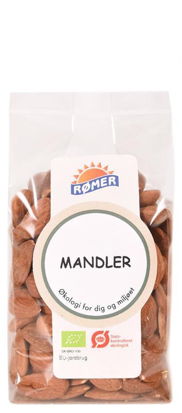 Mandler 200 g. Økologisk